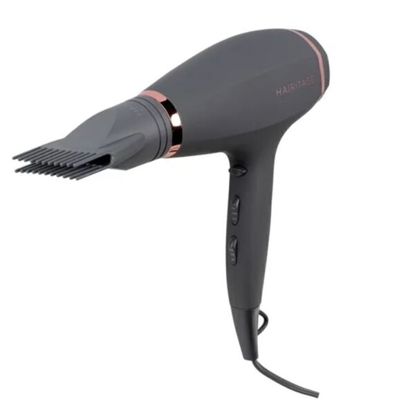 Hairitage Stretch It Out Hair Comb/Tan Raffia Headband & White Scrunchie. NWT - Picture 5 of 14